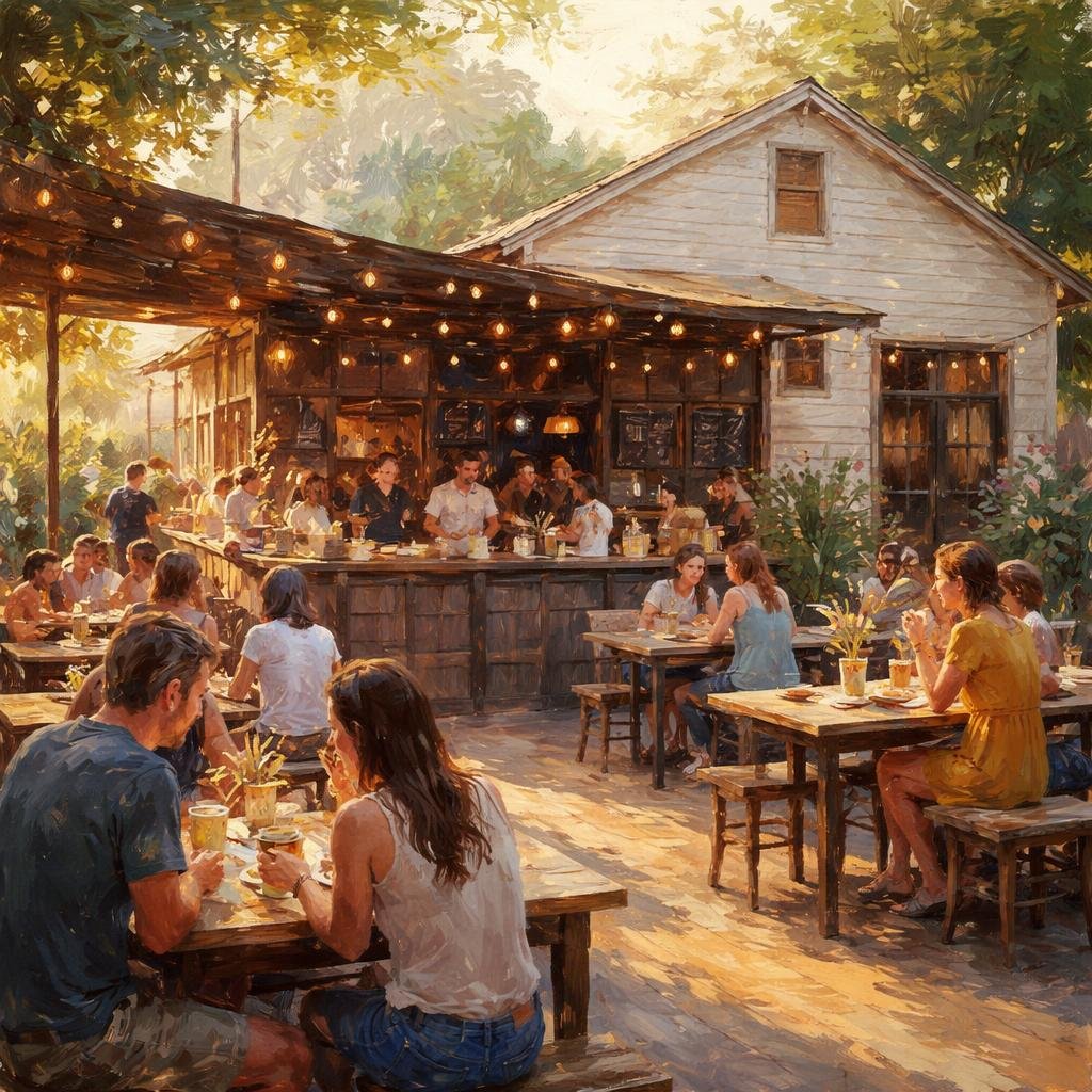 Morning light spills over my worn wooden tables, igniting the rich aroma of brewed coffee. Each sip offers a moment of connection, wrapped in the stories that linger here.
