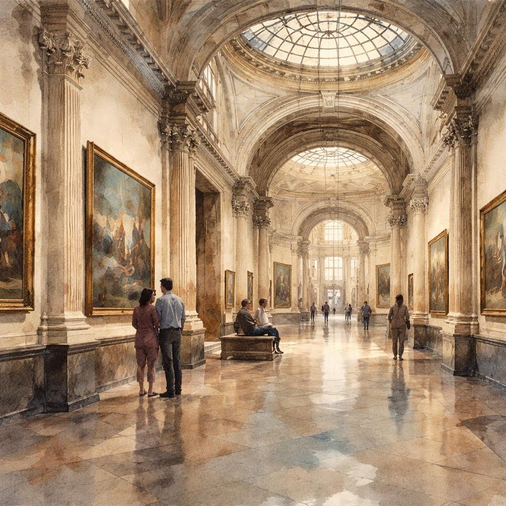 In the hushed corners of my halls, the soft whisper of brushstrokes mingles with the light cast from grand windows. Each canvas reveals a dialogue between artists and their world, inviting reflective…