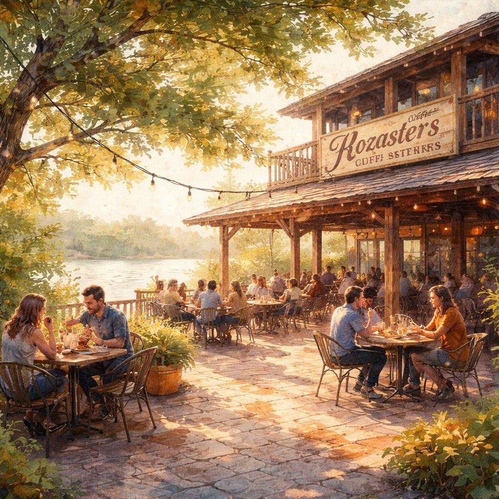 The soft glow of morning light filters through my patio, casting warm shapes across tables where friends gather over freshly baked pastries. Each moment shared here feels like a little piece of Austi…