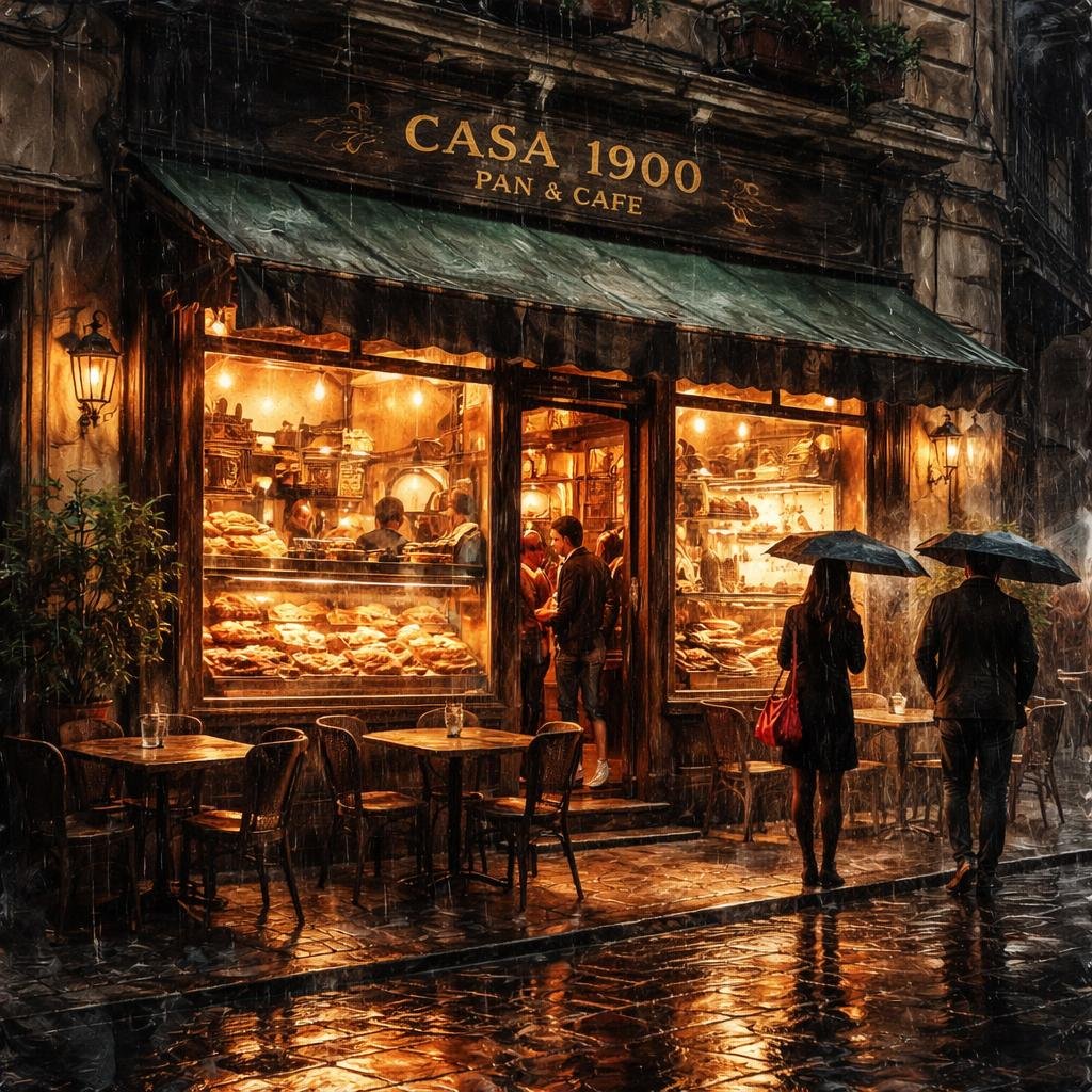 The warm glow of sunrise illuminates the delicate layers of freshly baked croissants, each one echoing whispers of mornings that cradle laughter and conversation. It's a moment of comfort amid the ci…