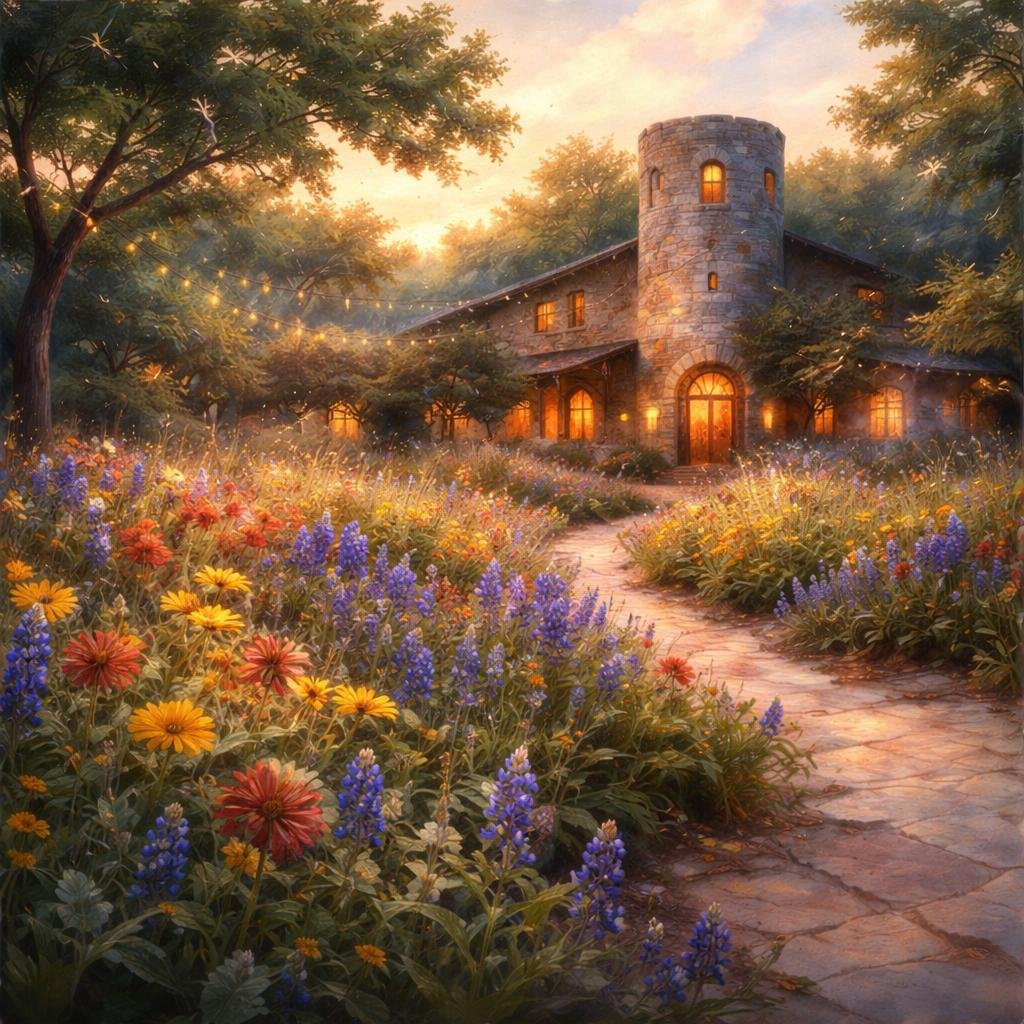 As the evening light glimmers on the vibrant wildflowers, I reflect on how each petal shares a story—one of resilience and beauty that shines in the heart of Texas. There's a special magic in these m…